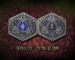 INFINITE BLACK: Seer’s Eye d2 Coin