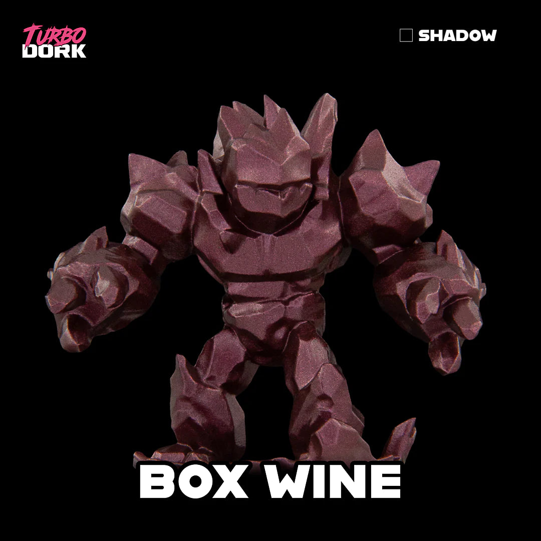 Box Wine Metallic Acrylic Paint 22ml Bottle
