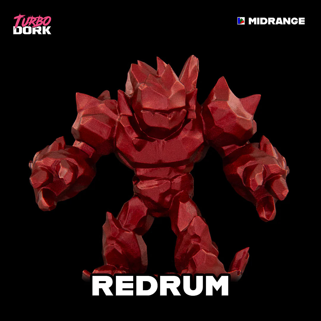 Redrum Metallic Acrylic Paint 22ml Bottle