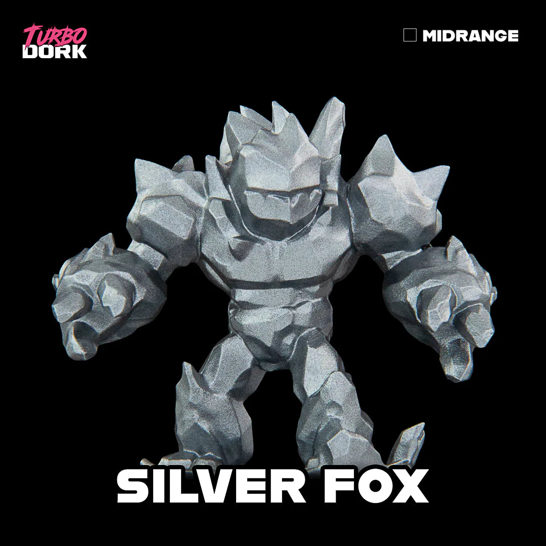 Silver Fox Metallic Acrylic Paint 22ml Bottle