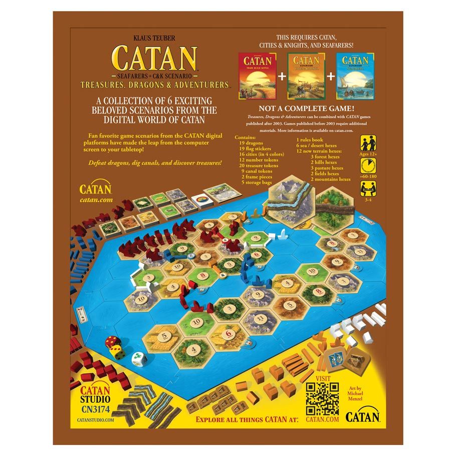 Catan: Treasures, Dragons, & Adventurers