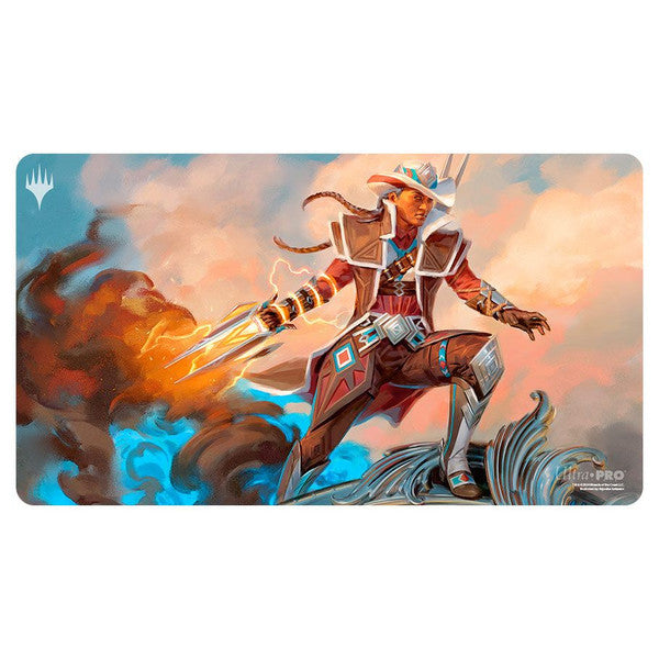 Playmat: Magic the Gathering: Outlaws of Thunder Junction: Annie Flash, the Veteran