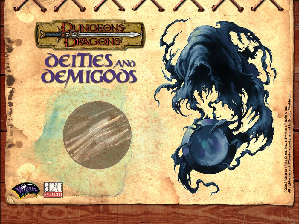 USED D&D Deities and Demigods 3rd edition