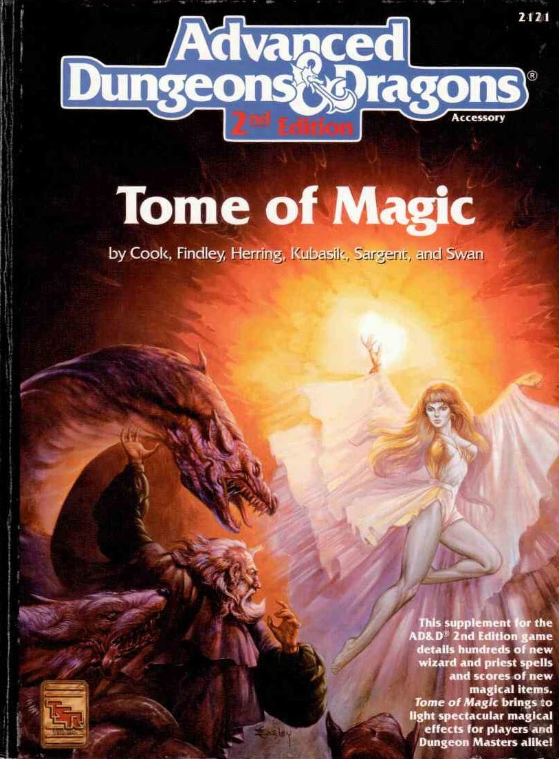 USED Advanced Dungeons and Dragons Tome of Magic Revised