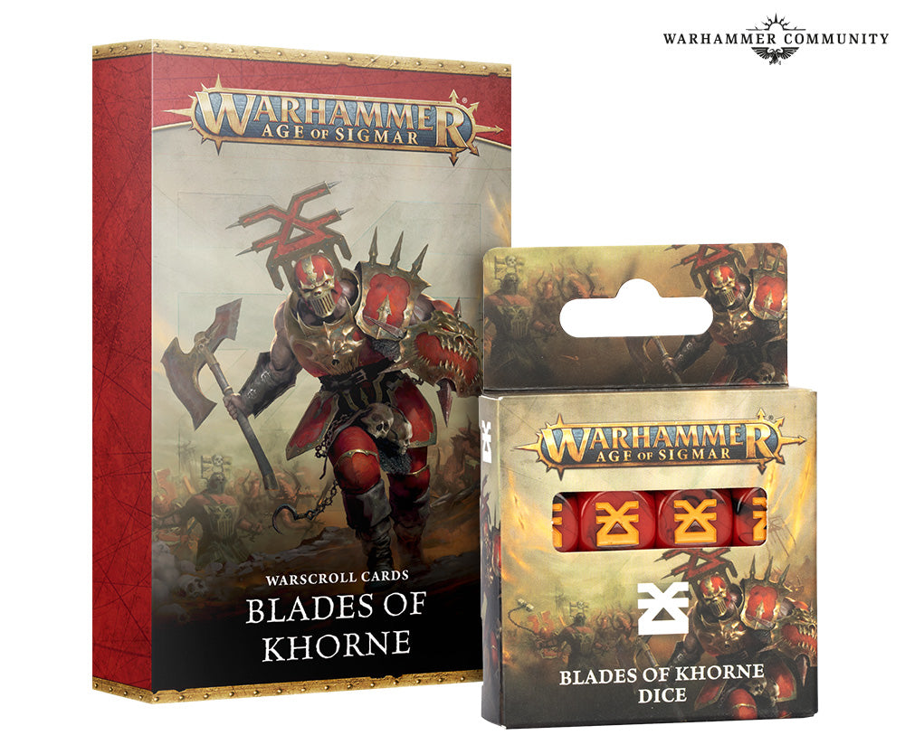 Blades of Khorne Dice Set