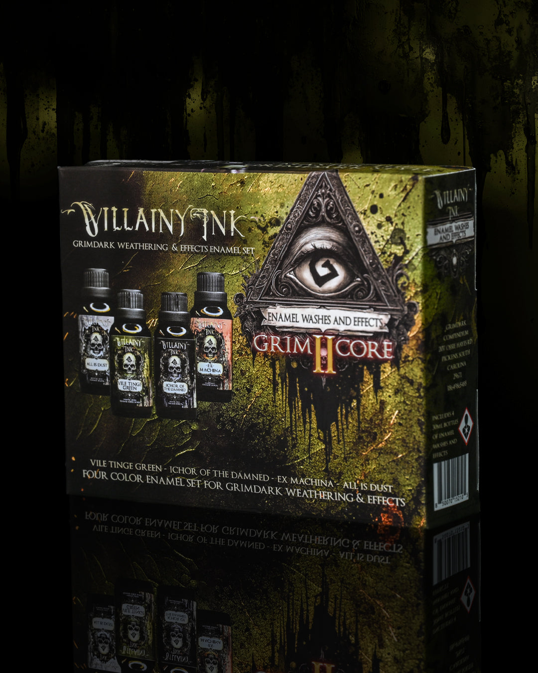 VILLAINY INK ENAMELS GRIM CORE SET II