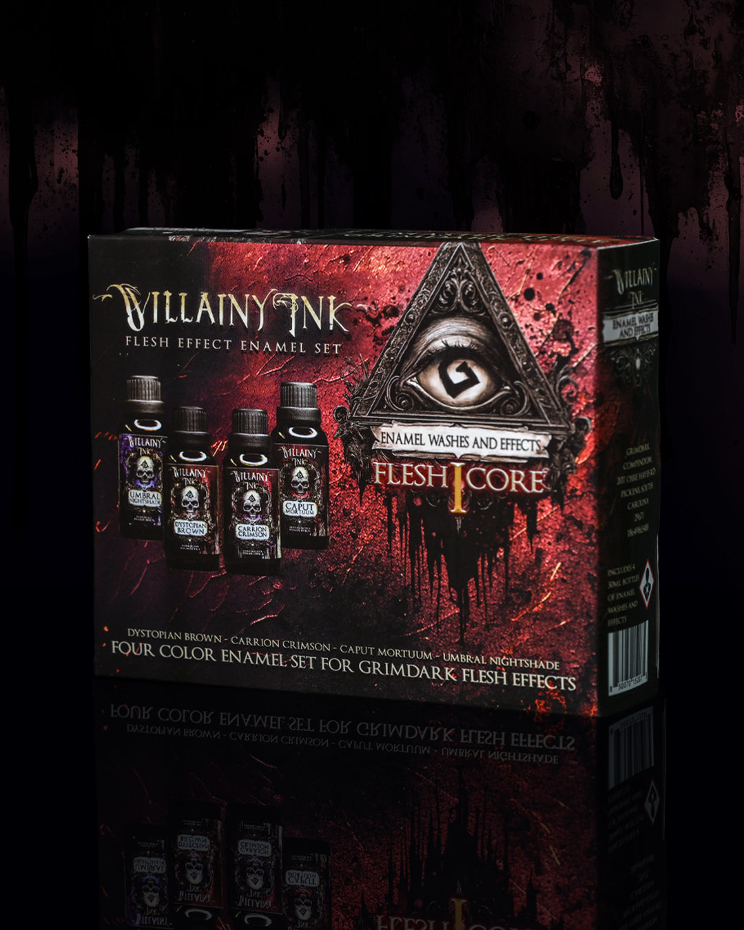 VILLAINY INK ENAMELS FLESH CORE SET I