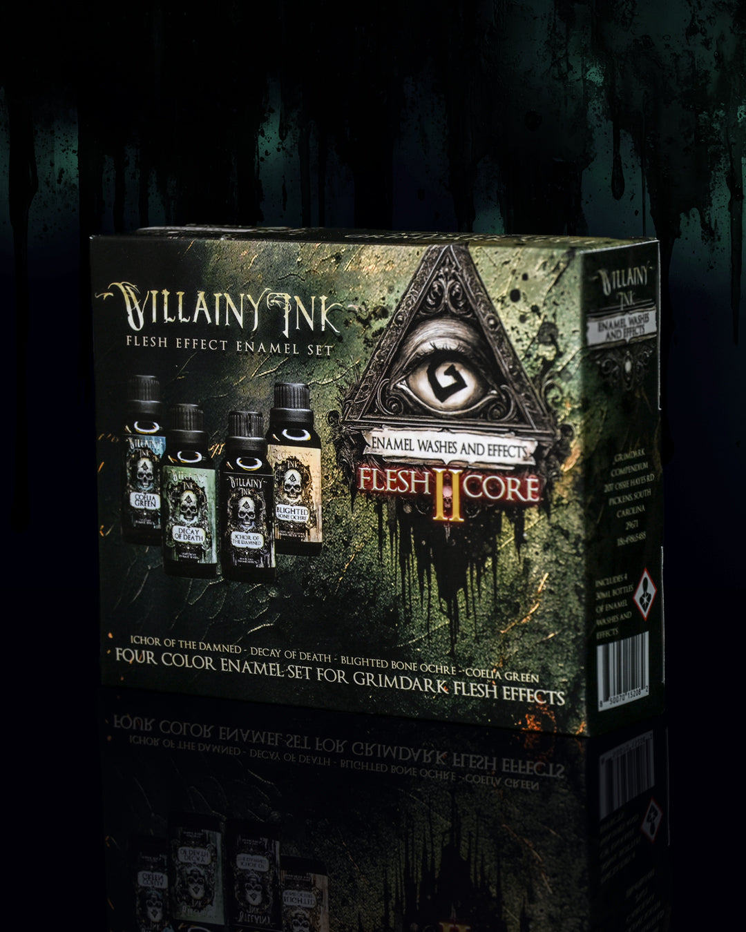 VILLAINY INK ENAMELS FLESH CORE SET II