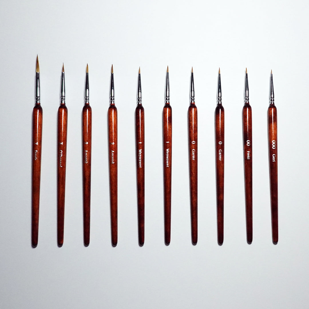 Wolf Bristle Brush Set - Chronicle RPGs