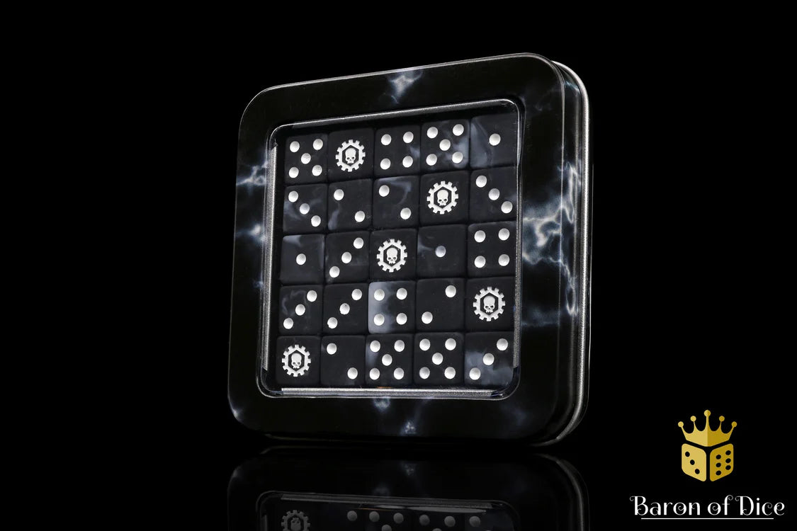 Iron Cog Square Corner Dice(25)