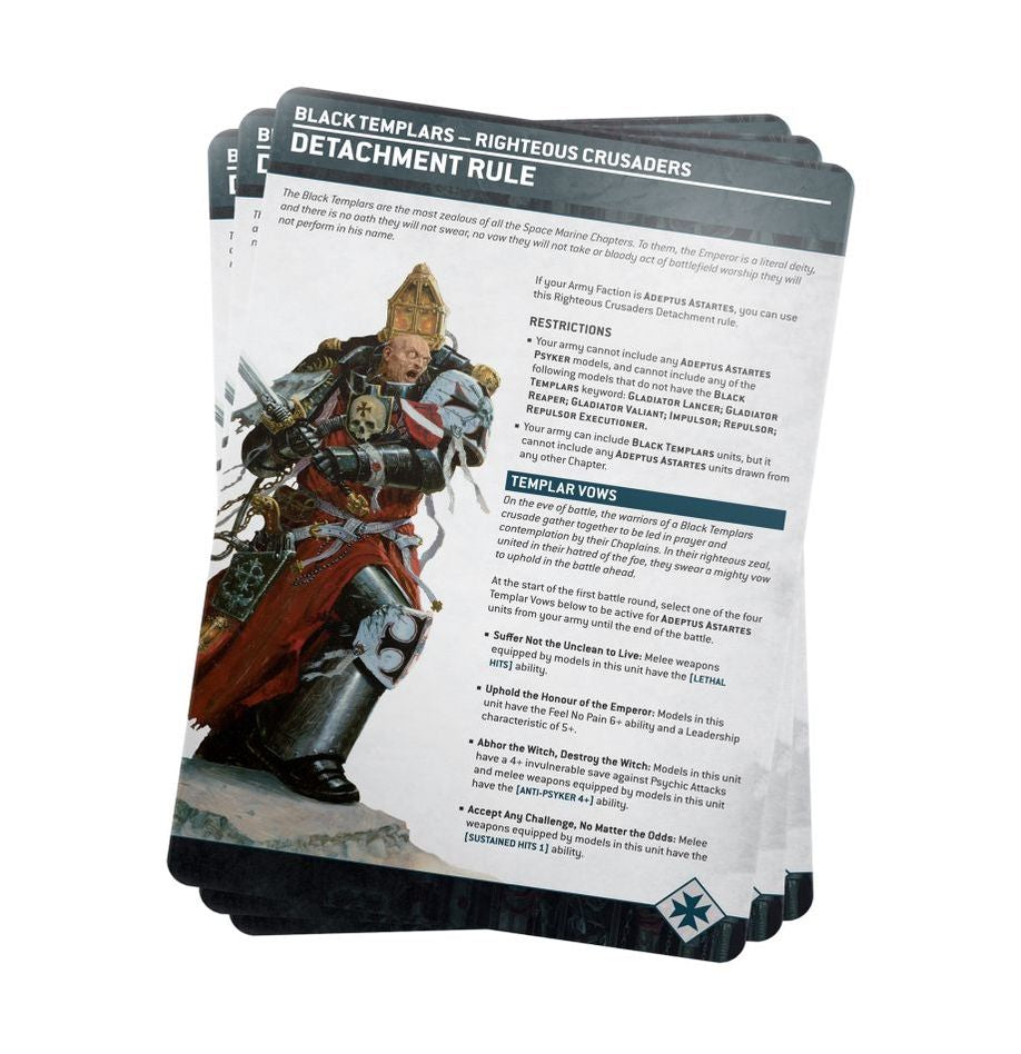 INDEX CARDS: BLACK TEMPLARS (ENG)
