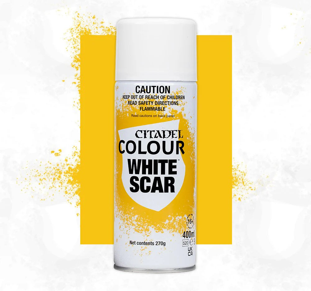WHITE SCAR SPRAY PAINT (USA)