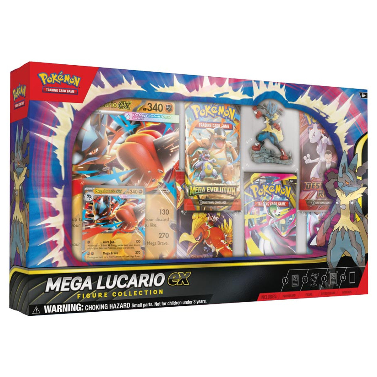 pokemon card mega lucario Pokémon TCG: Mega Lucario ex Figure Collection – Shop DMDave