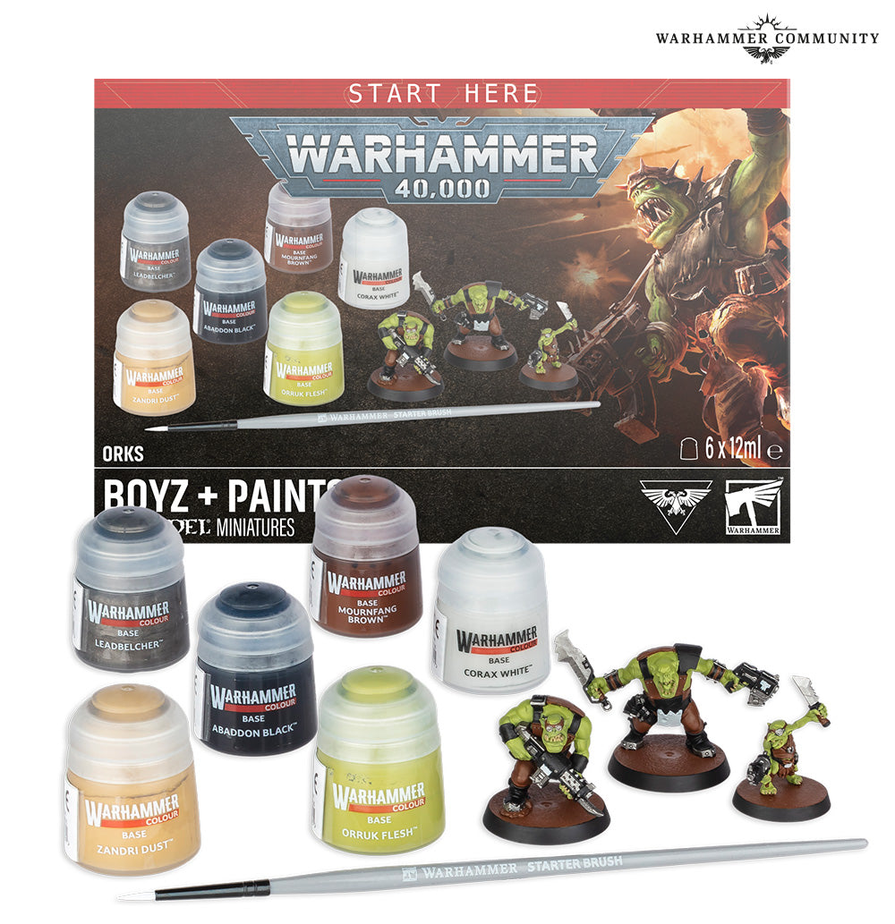 Warhammer 40,000 – miniatures and paint set orks