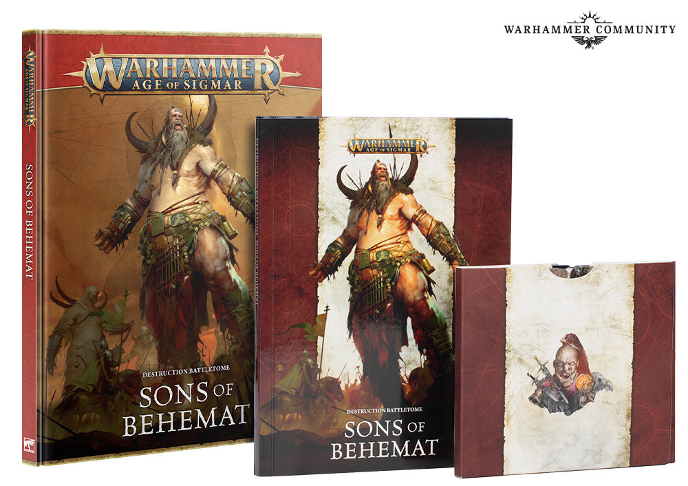 Warhammer Age of Sigmar – Destruction Battletome: Sons of Behemat