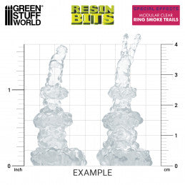 Modular Clear Ring Smoke Trails for Jump Packs 1:48