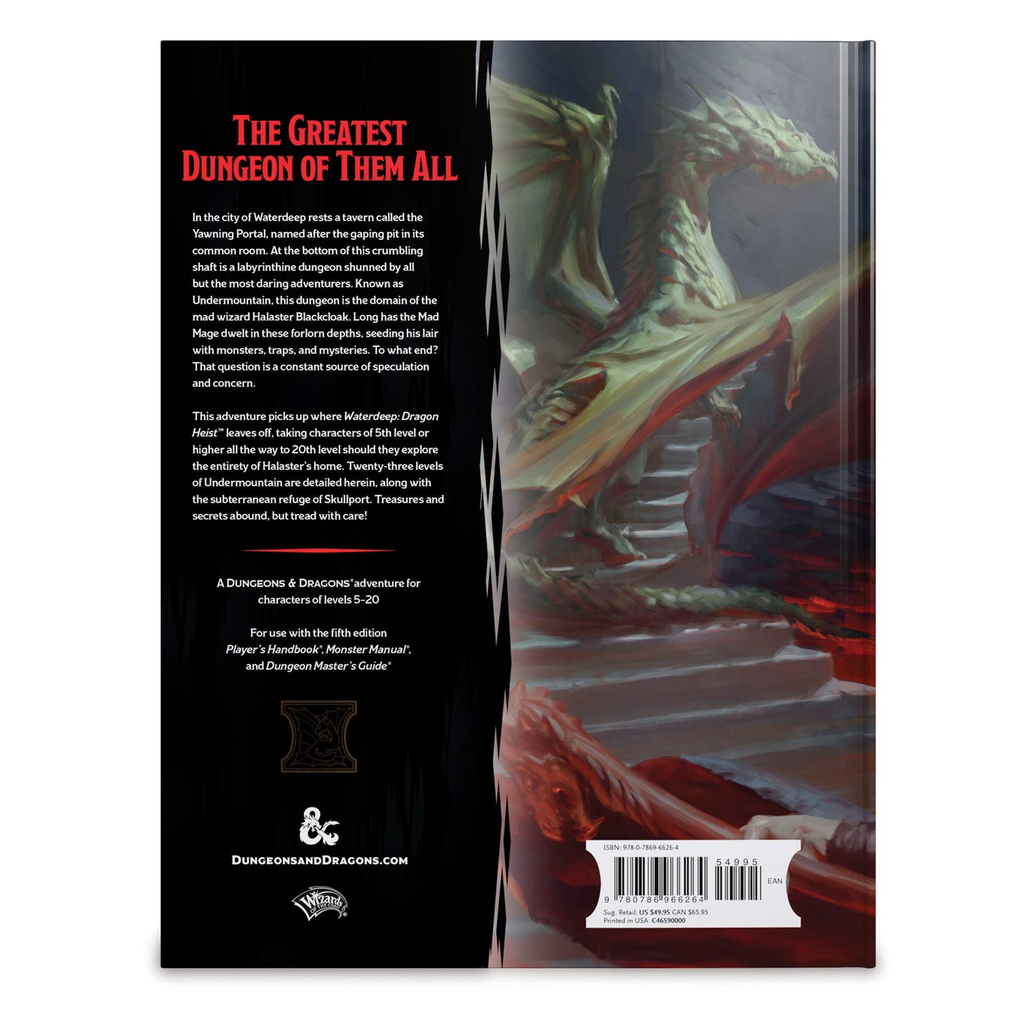 Dungeons & Dragons Waterdeep: Dungeon of the Mad Mage (Adventure Book, D&D Roleplaying Game)