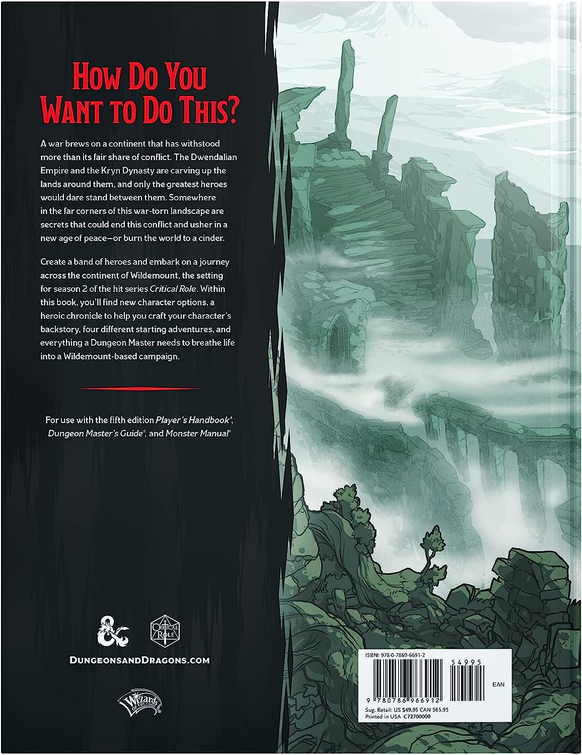 Explorer's Guide to Wildemount (D&D Campaign Setting and Adventure Book) (Dungeons & Dragons)