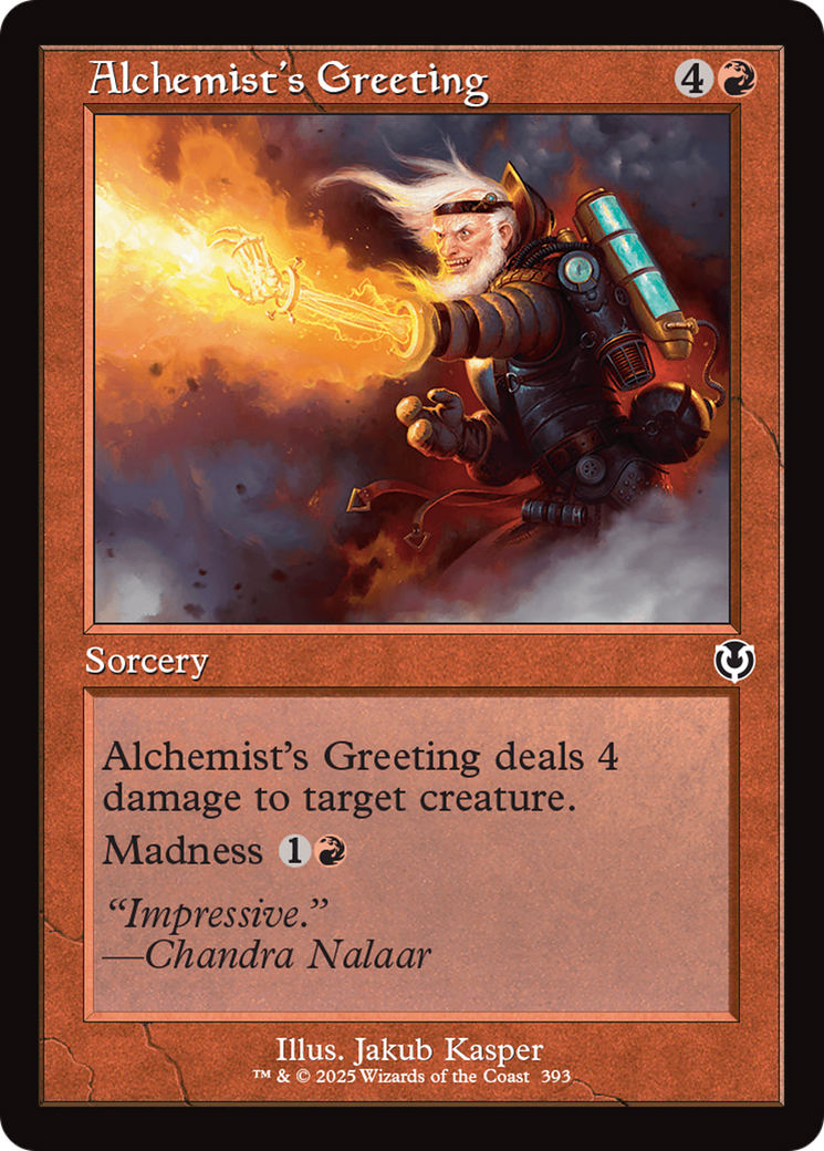 innistrad remastered mtg cards Alchemist's Greeting (Retro Frame) [Innistrad Remastered] – Shop DMDave