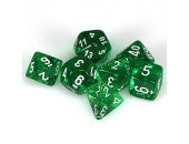 7-Set Cube Translucent Green/White