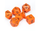 7-Set Cube Opaque Orange/Black
