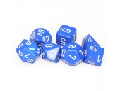 7-Set Cube Opaque Blue/White