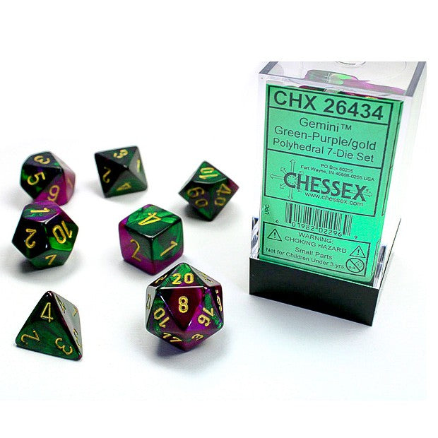 7-Set Cube Gemini Green-Purple/Gold