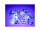 Nebula® Polyhedral Nocturnal/blue Luminary™ 7-Die set