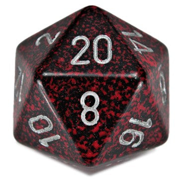 Chessex D20: Silver Volcano