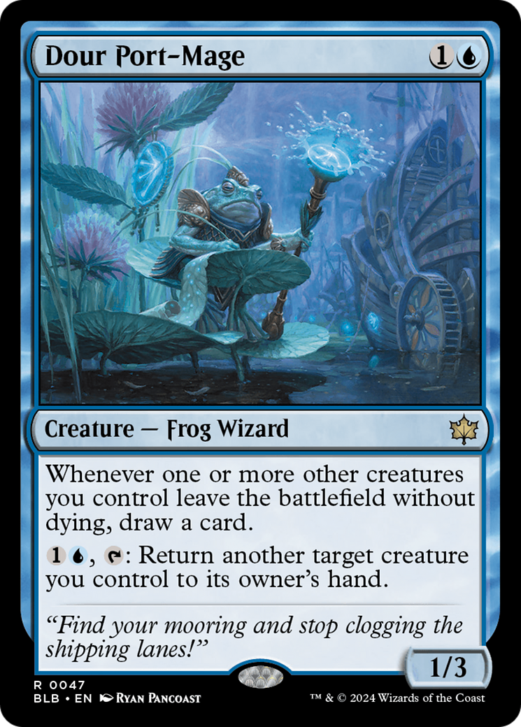 Dour Port-Mage [Bloomburrow] – Shop DMDave