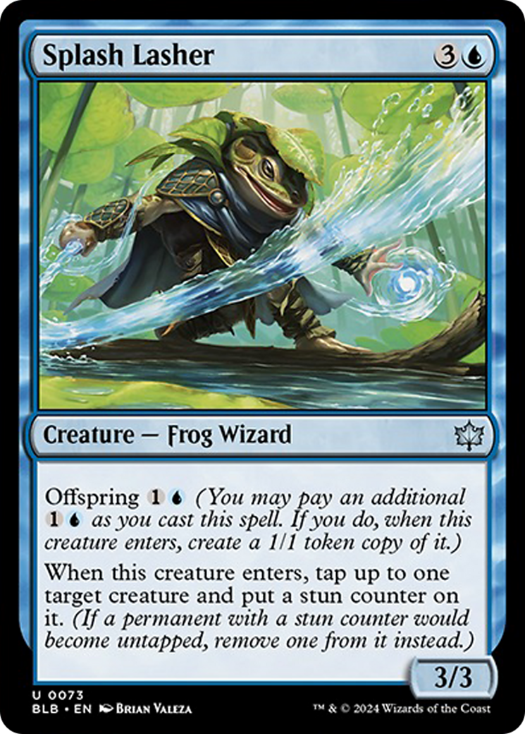 mtg bloomburrow frog cards Frogs Flubs, the Fool - Bloomburrow