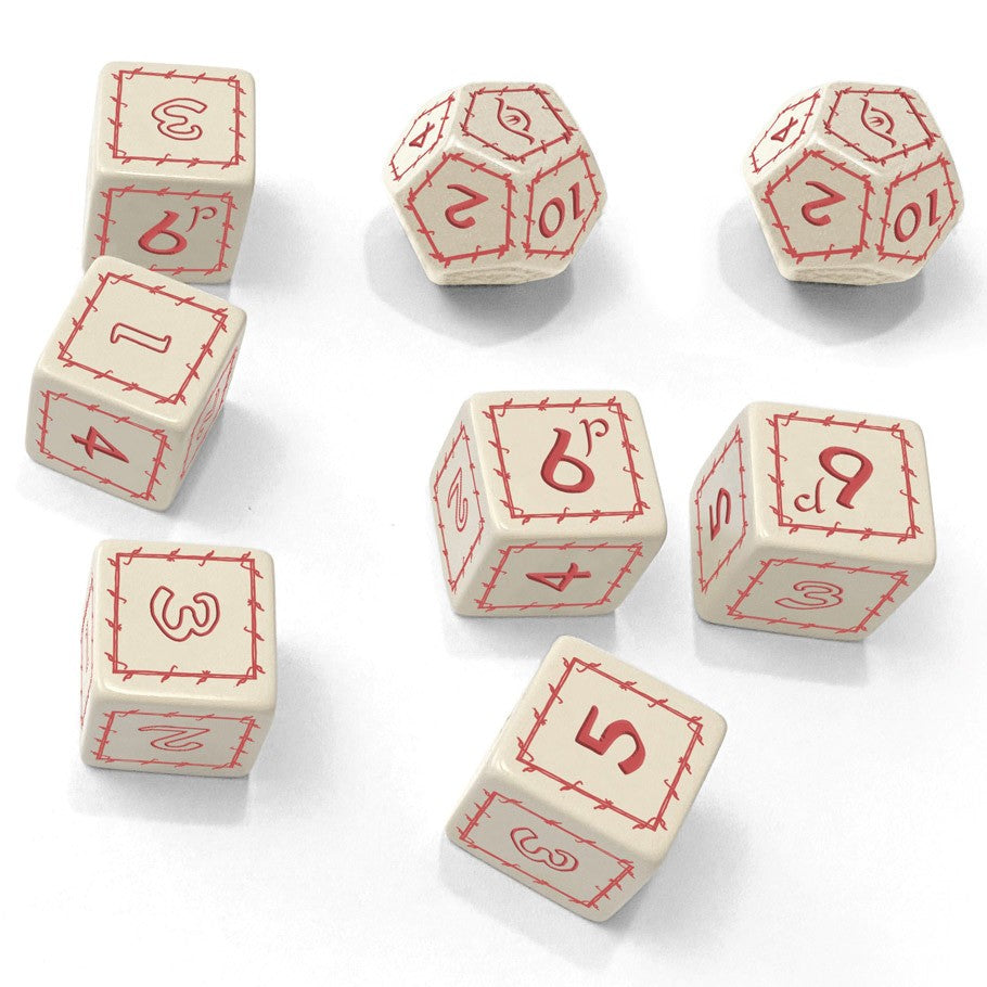 The One Ring: White Dice Set