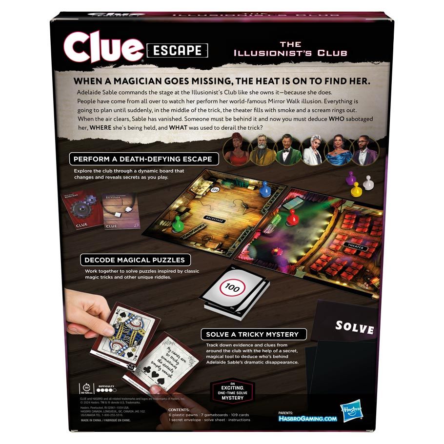 Clue Escape: The Illusionist's Club