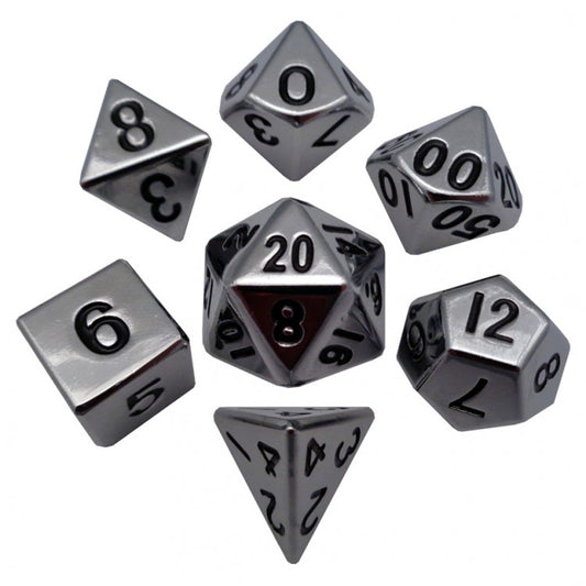 7-Set Silver Metal