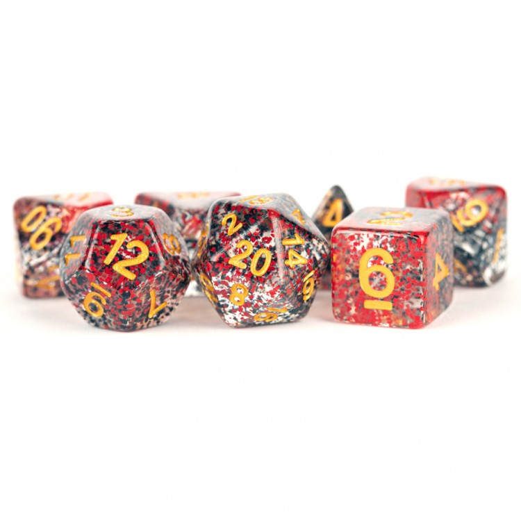 7-Set Particle Red-Black/Gold