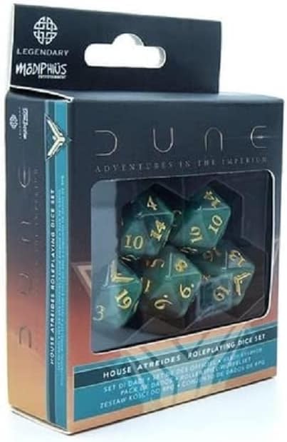 Dune RPG: Dice Set: Atreides