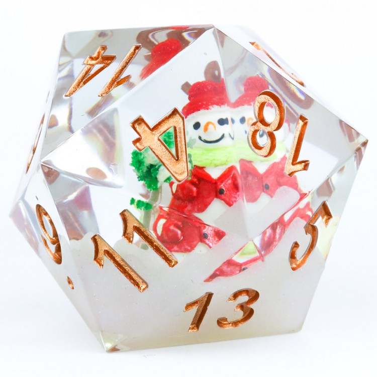 Scenic Snowman Oversized D20