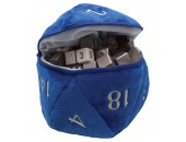 Dice Bag: Blue d20 Plush