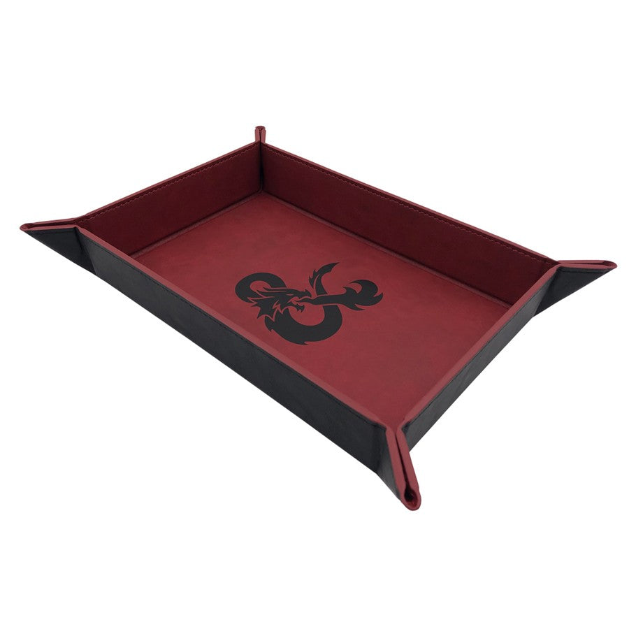 Dice Tray: Dungeons & Dragons Fifth Edition: Foldable Red and Black