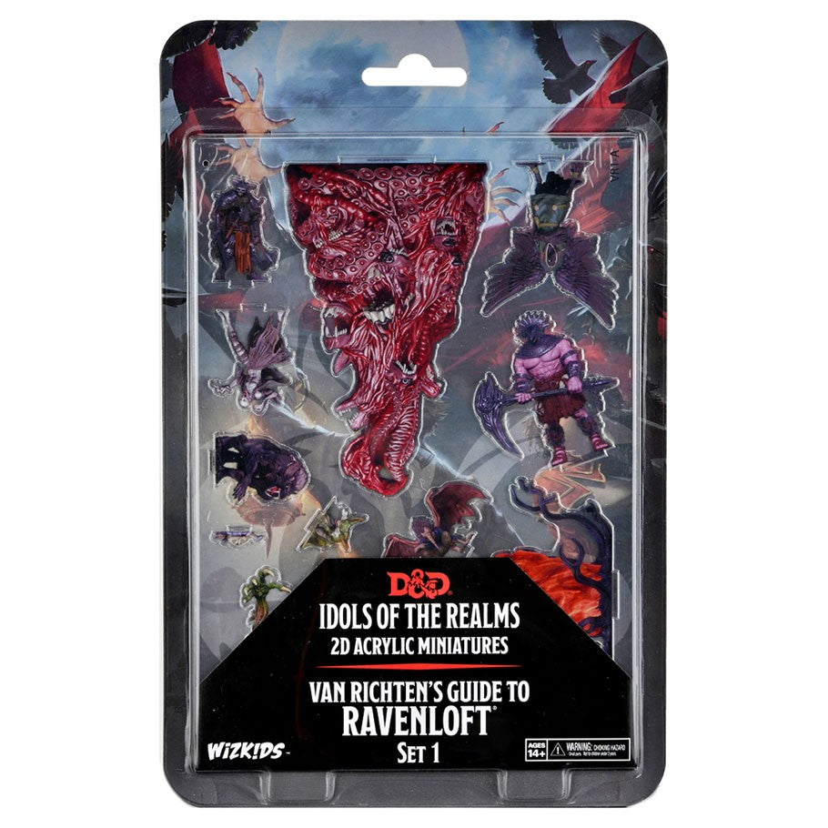 Dungeons & Dragons Fifth Edition: Idols of the Realms 2d Acrylic Miniatures: Van Richten's Guide to Ravenloft Set 1