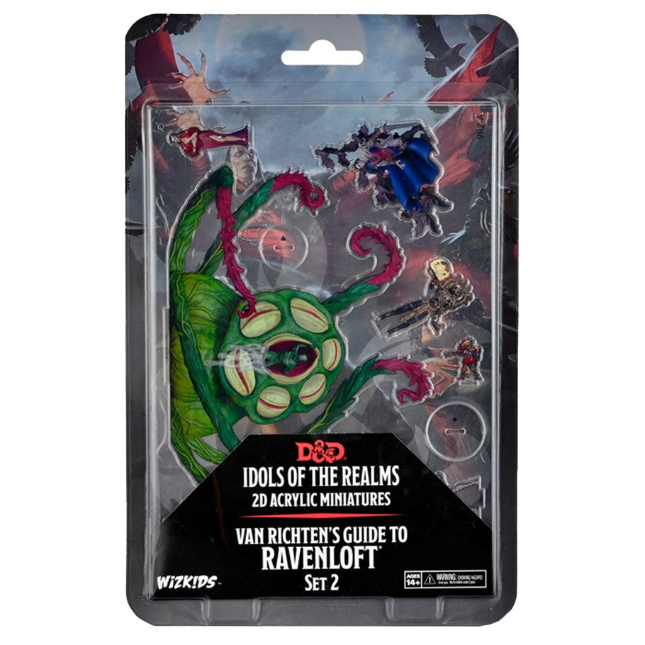 Dungeons & Dragons Fifth Edition: Idols of the Realms 2d Acrylic Miniatures: Van Richten's Guide to Ravenloft Set 2
