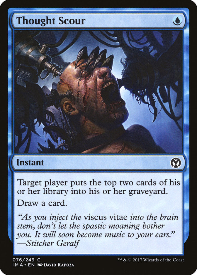 mtg iconic cards Thought Scour [Dark Ascension] Near Mint