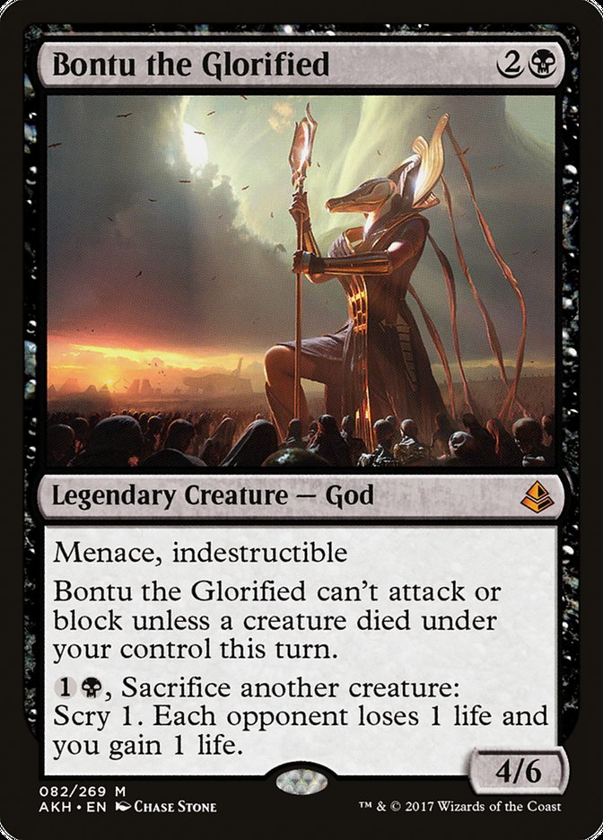 mtg amonkhet cards Bontu the Glorified [Amonkhet] – Shop DMDave
