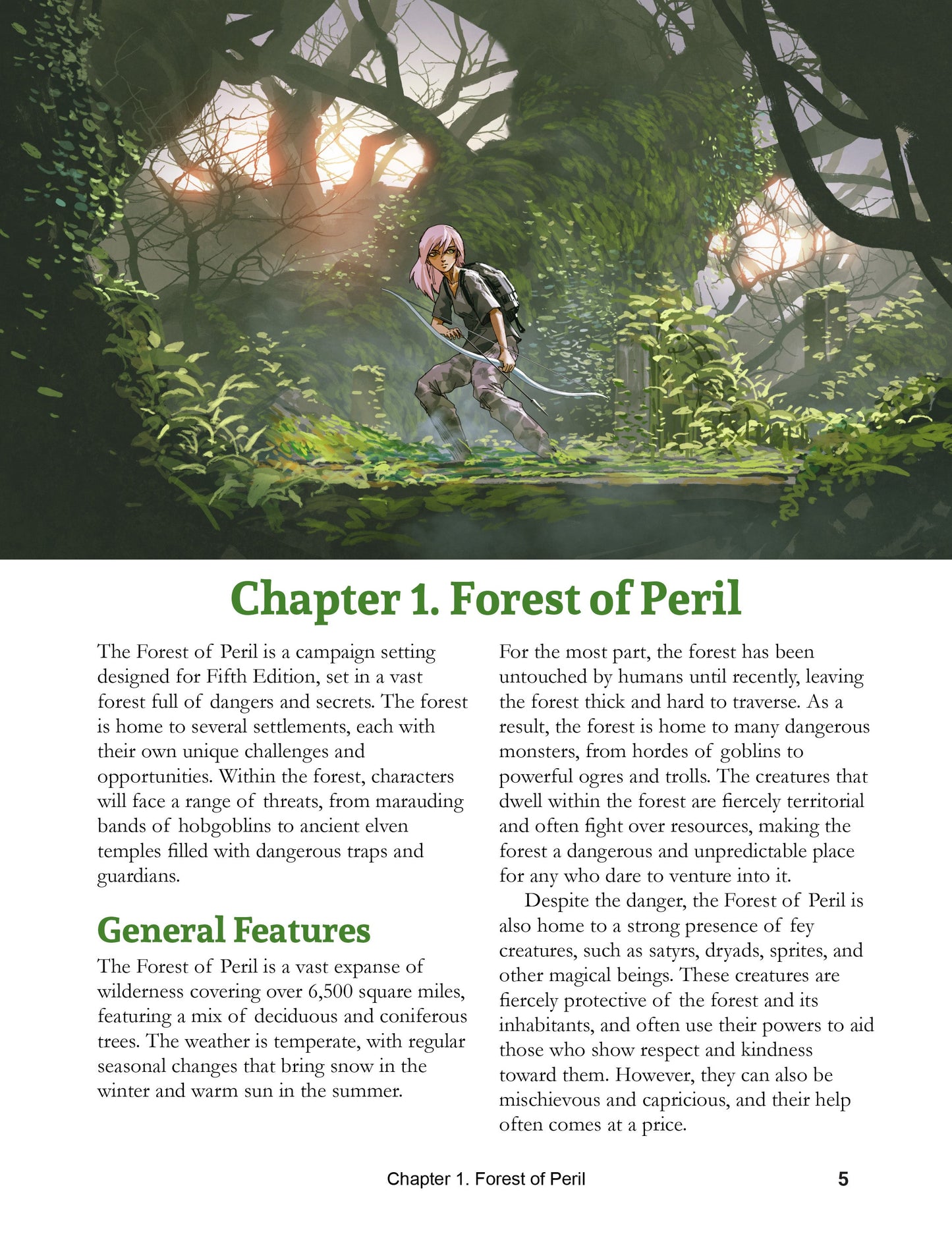 Dungeons & Lairs: Forest of Peril (PDF Only)