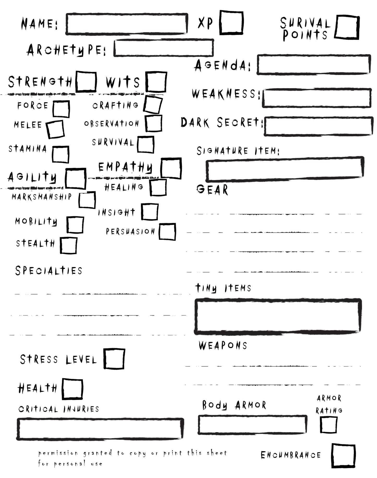 Horror: A Roleplaying Game (PDF Only)