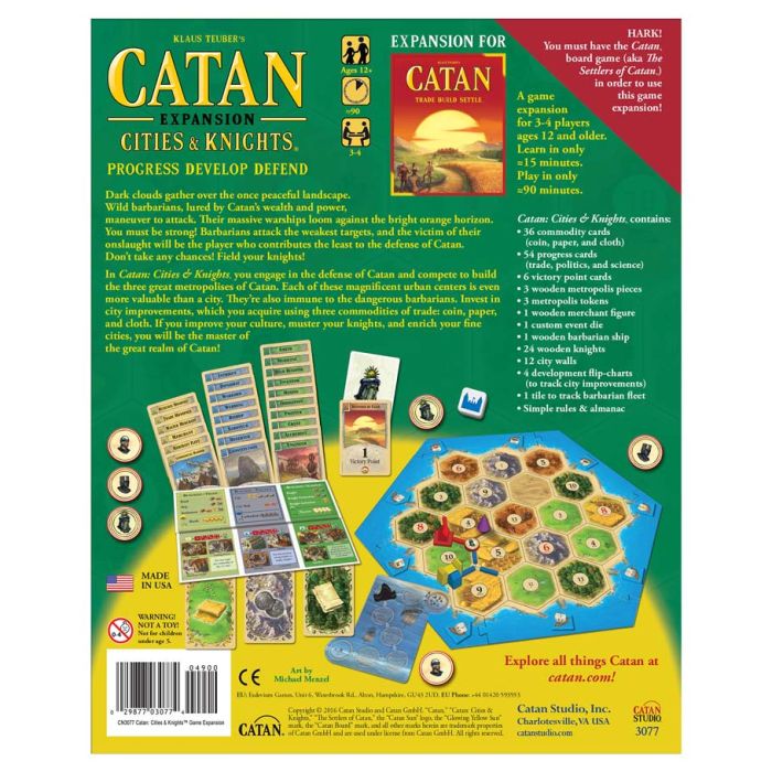 Catan Expansion: Cities & Knights