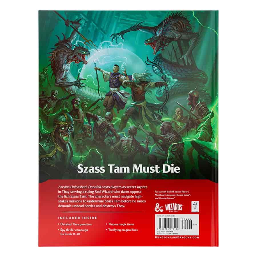 DUNGEONS AND DRAGONS (2024 EDITION): ARCANA UNLEASHED: DEADFALL (HARDCOVER)