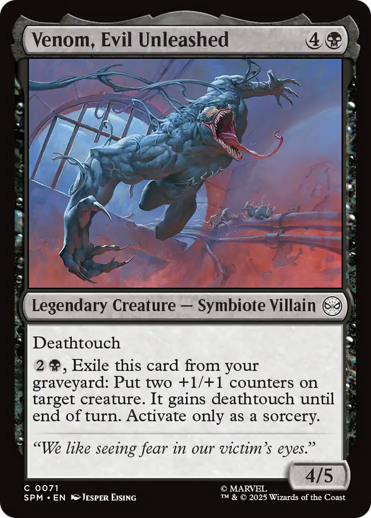 Venom, Evil Unleashed [Marvel's Spider-Man]