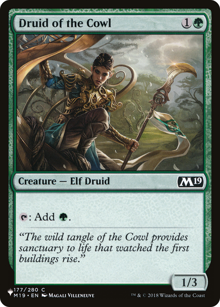 Druid of the Cowl [The List]