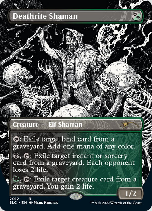 Deathrite Shaman (Borderless) [Secret Lair Countdown Kit]